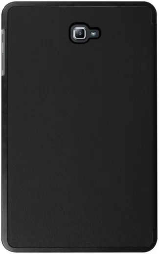 Samsung Galaxy Tab A 10.1 (2016) Hoes Luxe Tri-Fold Book Case Kunst Leer Zwart afbeelding 8