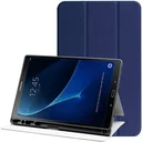 Samsung Galaxy Tab A 10.1 (2016) Hoes Luxe Tri-Fold Book Case Kunst Leer Blauw