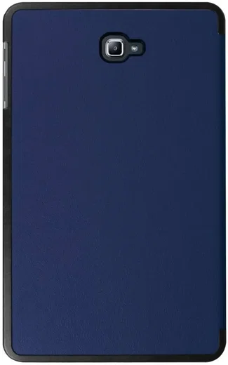 Samsung Galaxy Tab A 10.1 (2016) Hoes Luxe Tri-Fold Book Case Kunst Leer Blauw afbeelding 8