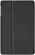 Samsung Galaxy Tab A 10.1 (2019) Hoes Luxe Tri-Fold Book Case Kunst Leer Zwart afbeelding 8