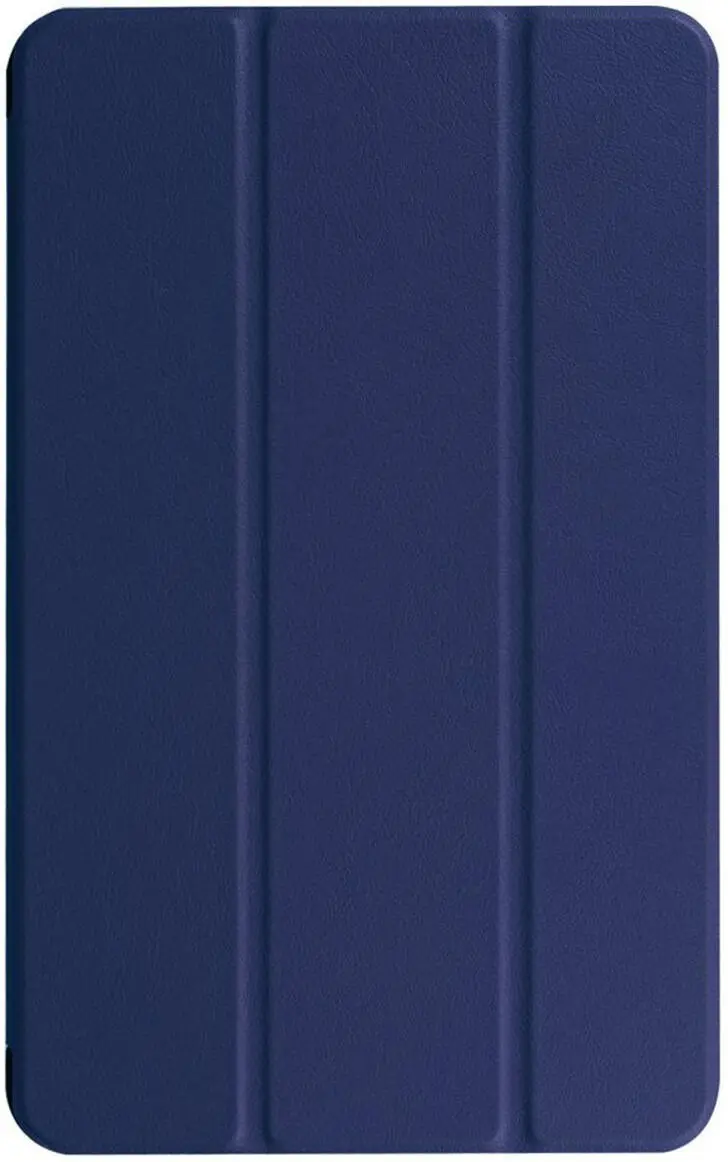 Samsung Galaxy Tab A 10.1 (2019) Hoes Luxe Tri-Fold Book Case Kunst Leer Blauw afbeelding 9