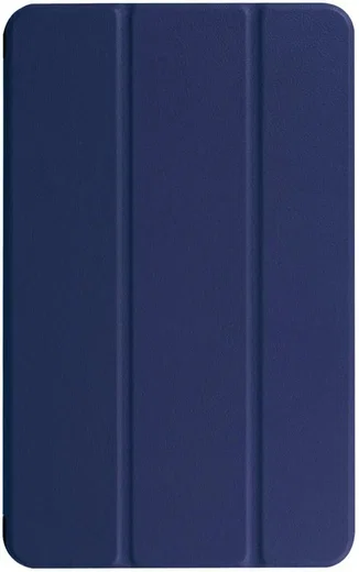 Samsung Galaxy Tab A 10.1 (2019) Hoes Luxe Tri-Fold Book Case Kunst Leer Blauw afbeelding 9