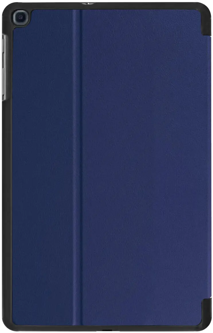 Samsung Galaxy Tab A 10.1 (2019) Hoes Luxe Tri-Fold Book Case Kunst Leer Blauw afbeelding 8