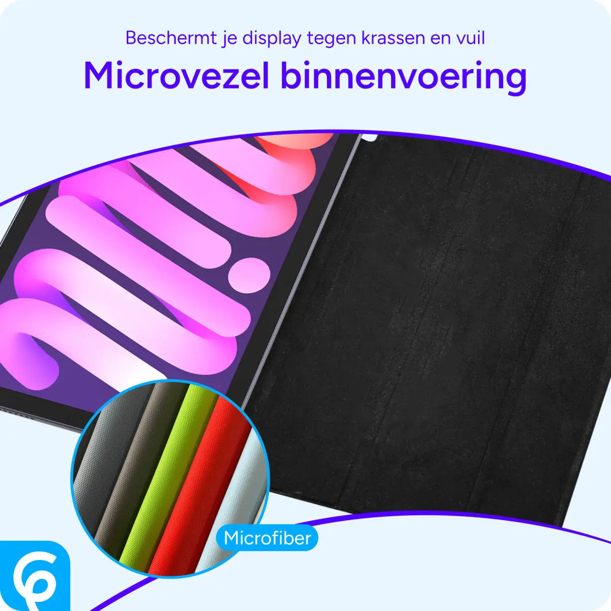 Samsung Galaxy Tab A7 (2020/2022) Hoes Luxe Tri-Fold Book Case Kunst Leer Zwart afbeelding 6