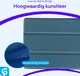 Samsung Galaxy Tab A7 (2020/2022) Hoes Luxe Tri-Fold Book Case Kunst Leer Blauw afbeelding 7