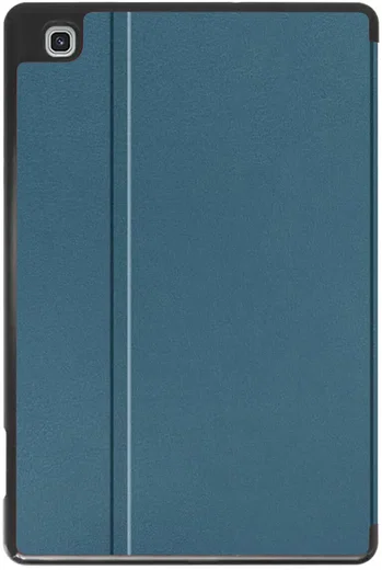 Samsung Galaxy Tab A7 (2020/2022) Hoes Luxe Tri-Fold Book Case Kunst Leer Blauw afbeelding 8