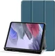 Samsung Galaxy Tab A7 Lite Hoes Luxe Tri-Fold Book Case Kunst Leer Blauw