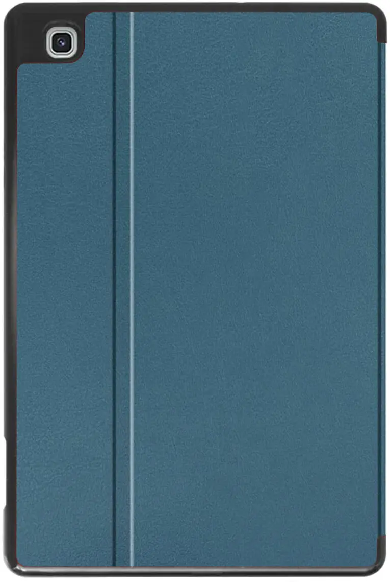 Samsung Galaxy Tab A7 Lite Hoes Luxe Tri-Fold Book Case Kunst Leer Blauw afbeelding 7