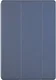 Samsung Galaxy Tab A8 Hoes Luxe Tri-Fold Book Case Kunst Leer Blauw afbeelding 9