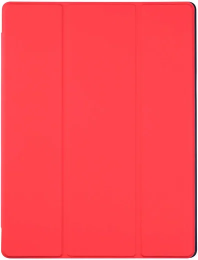 Samsung Galaxy Tab A8 Hoes Luxe Tri-Fold Book Case Kunst Leer Rood afbeelding 9