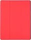 Samsung Galaxy Tab A8 Hoes Luxe Tri-Fold Book Case Kunst Leer Rood afbeelding 9