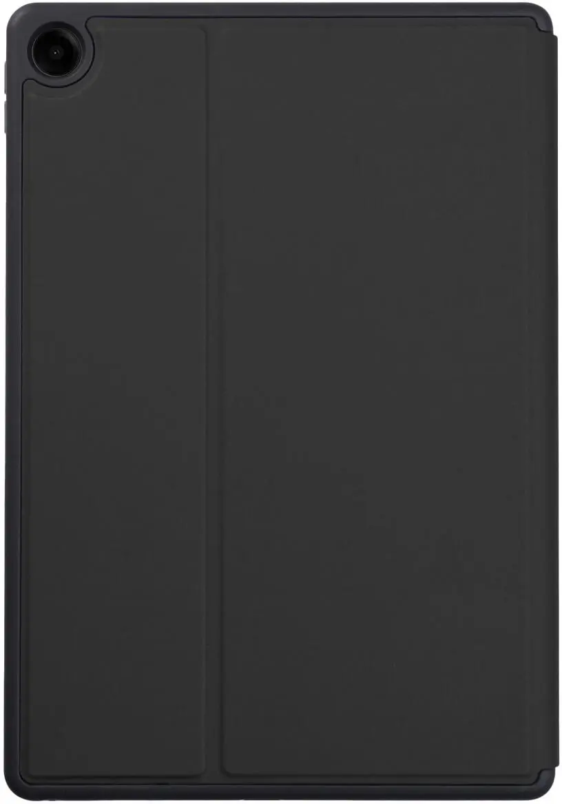 Samsung Galaxy Tab A9 Hoes Luxe Tri-Fold Book Case Kunst Leer Zwart afbeelding 8
