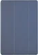 Samsung Galaxy Tab A9 Hoes Luxe Tri-Fold Book Case Kunst Leer Blauw afbeelding 9