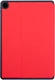 Samsung Galaxy Tab A9 Plus Hoes Luxe Tri-Fold Book Case Kunst Leer Rood afbeelding 8