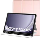 Samsung Galaxy Tab A9 Plus Hoes Luxe Tri-Fold Book Case Kunst Leer Roze