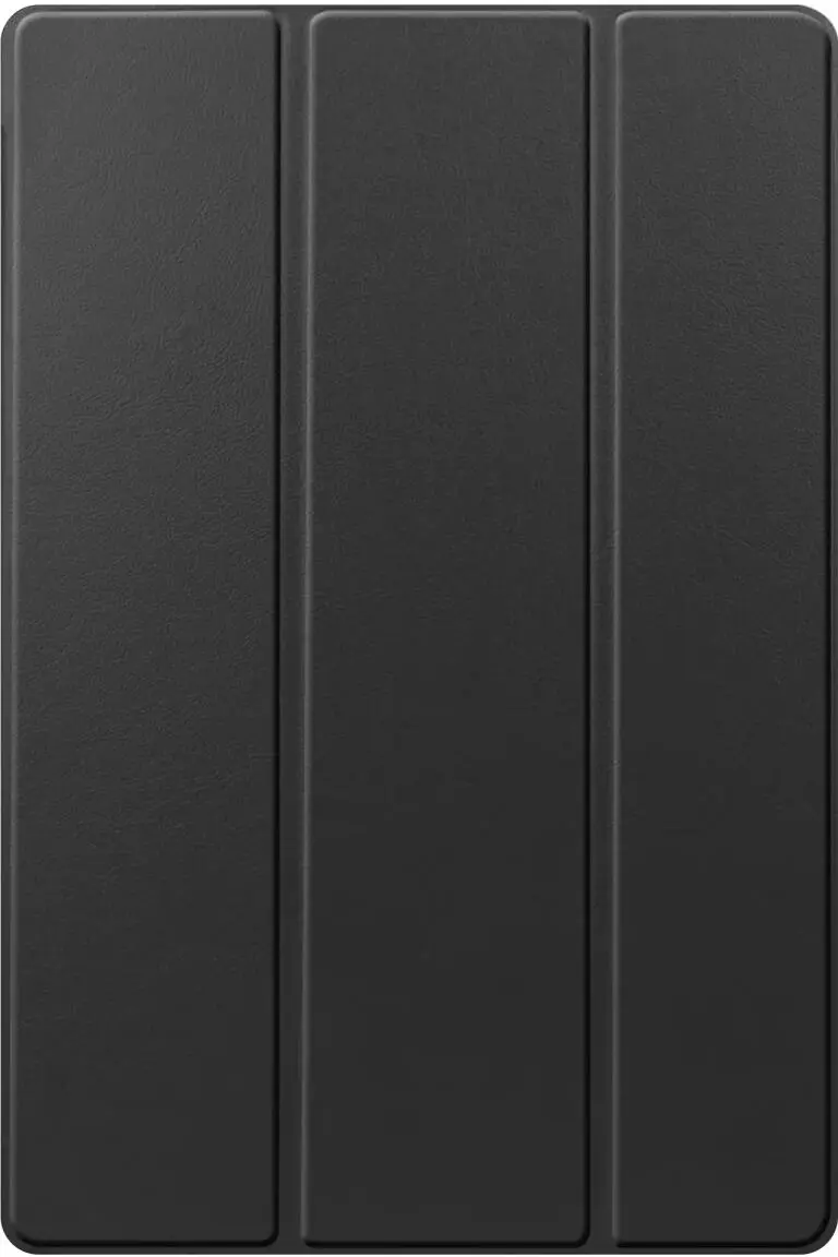 Samsung Galaxy Tab S10+/S9+/S9 FE+ Hoes Luxe Tri-Fold Book Case Kunst Leer Zwart afbeelding 9