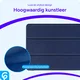 Samsung Galaxy Tab S10+/S9+/S9 FE+ Hoes Luxe Tri-Fold Book Case Kunst Leer Blauw afbeelding 7