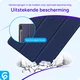 Samsung Galaxy Tab S10+/S9+/S9 FE+ Hoes Luxe Tri-Fold Book Case Kunst Leer Blauw afbeelding 2