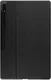 Samsung Tab S10 Ultra / S9 Ultra Hoes Luxe Tri-Fold Book Case Kunst Leer Zwart afbeelding 8