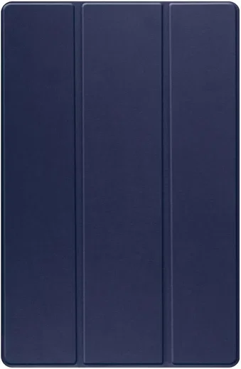 Samsung Tab S10 Ultra / S9 Ultra Hoes Luxe Tri-Fold Book Case Kunst Leer Blauw afbeelding 8