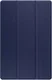 Samsung Tab S10 Ultra / S9 Ultra Hoes Luxe Tri-Fold Book Case Kunst Leer Blauw afbeelding 8