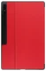 Samsung Tab S10 Ultra / S9 Ultra Hoes Luxe Tri-Fold Book Case Kunst Leer Rood afbeelding 8