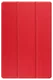 Samsung Tab S10 Ultra / S9 Ultra Hoes Luxe Tri-Fold Book Case Kunst Leer Rood afbeelding 9