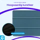 Samsung Galaxy Tab S6 Lite Hoes Luxe Tri-Fold Book Case Kunst Leer Blauw afbeelding 7