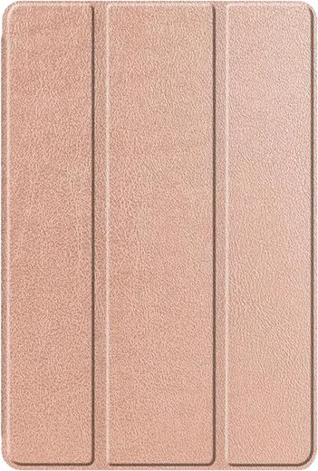 Samsung Galaxy Tab S6 Lite Hoes Luxe Tri-Fold Book Case Kunst Leer Roze afbeelding 9