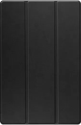 Samsung Galaxy Tab S7 / S8 Hoes Luxe Tri-Fold Book Case Kunst Leer Zwart afbeelding 9