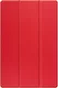 Samsung Galaxy Tab S8+/S7+/S7 FE Hoes Luxe Tri-Fold Book Case Kunst Leer Rood afbeelding 9