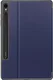 Samsung Tab S10 Lite / S10 FE / S9 (FE) Hoes Tri-Fold Book Case Kunst Leer Blauw afbeelding 8