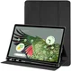 Google Pixel Tablet Hoes Luxe Tri-Fold Book Case Kunst Leer Zwart afbeelding 1