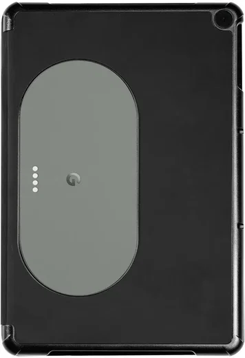 Google Pixel Tablet Hoes Luxe Tri-Fold Book Case Kunst Leer Zwart afbeelding 6
