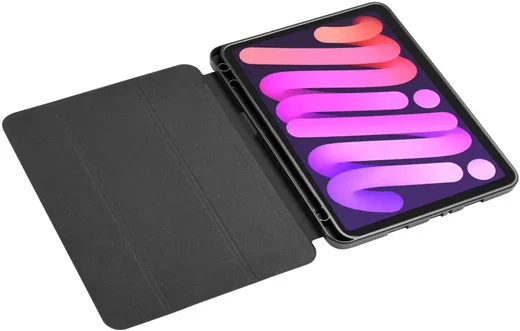 OnePlus Pad Go/Oppo Pad Neo/Air 2 Hoes Luxe Tri-Fold Book Case Kunst Leer Zwart afbeelding 12