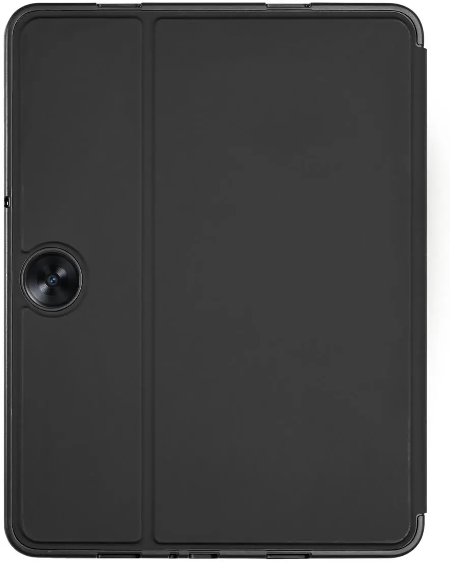OnePlus Pad Go/Oppo Pad Neo/Air 2 Hoes Luxe Tri-Fold Book Case Kunst Leer Zwart afbeelding 8