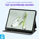 OnePlus Pad Go/Oppo Pad Neo/Air 2 Hoes Luxe Tri-Fold Book Case Kunst Leer Blauw afbeelding 6