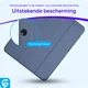 OnePlus Pad Go/Oppo Pad Neo/Air 2 Hoes Luxe Tri-Fold Book Case Kunst Leer Blauw afbeelding 2