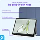 OnePlus Pad Go/Oppo Pad Neo/Air 2 Hoes Luxe Tri-Fold Book Case Kunst Leer Blauw afbeelding 3