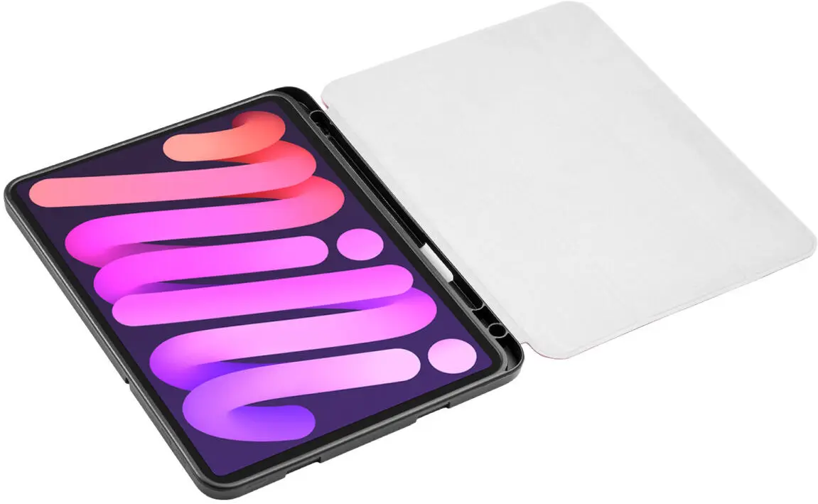 OnePlus Pad Go/Oppo Pad Neo/Air 2 Hoes Luxe Tri-Fold Book Case Kunst Leer Rood afbeelding 12