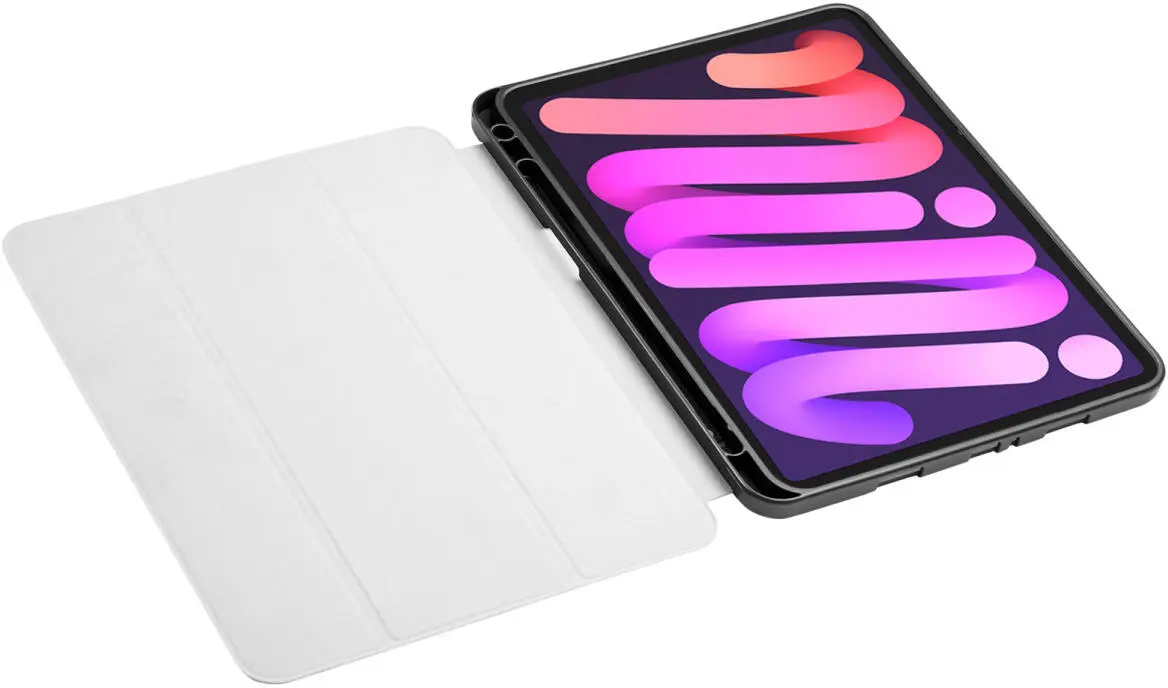 OnePlus Pad Go/Oppo Pad Neo/Air 2 Hoes Luxe Tri-Fold Book Case Kunst Leer Roze afbeelding 12