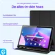 Lenovo Tab M10 Gen 3 Hoes Luxe Tri-Fold Book Case Kunst Leer Zwart afbeelding 3