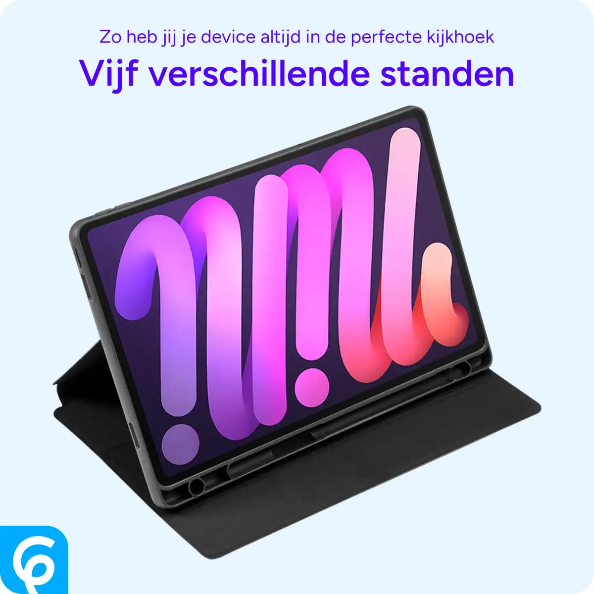 Lenovo Tab M10 Gen 3 Hoes Luxe Tri-Fold Book Case Kunst Leer Zwart afbeelding 6