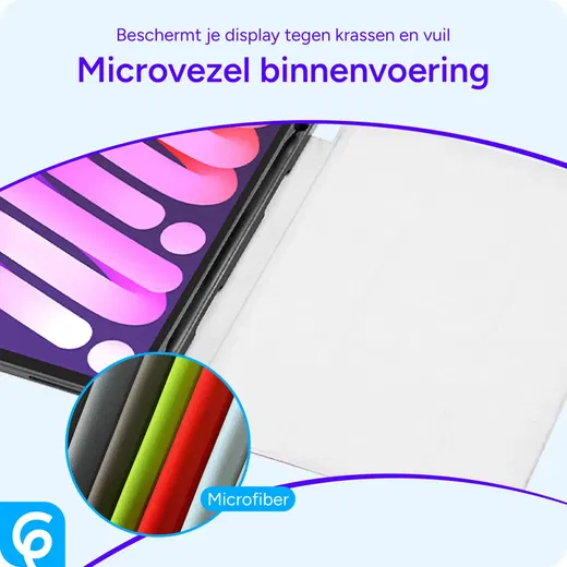 Lenovo Tab M10 Gen 3 Hoes Luxe Tri-Fold Book Case Kunst Leer Blauw afbeelding 4