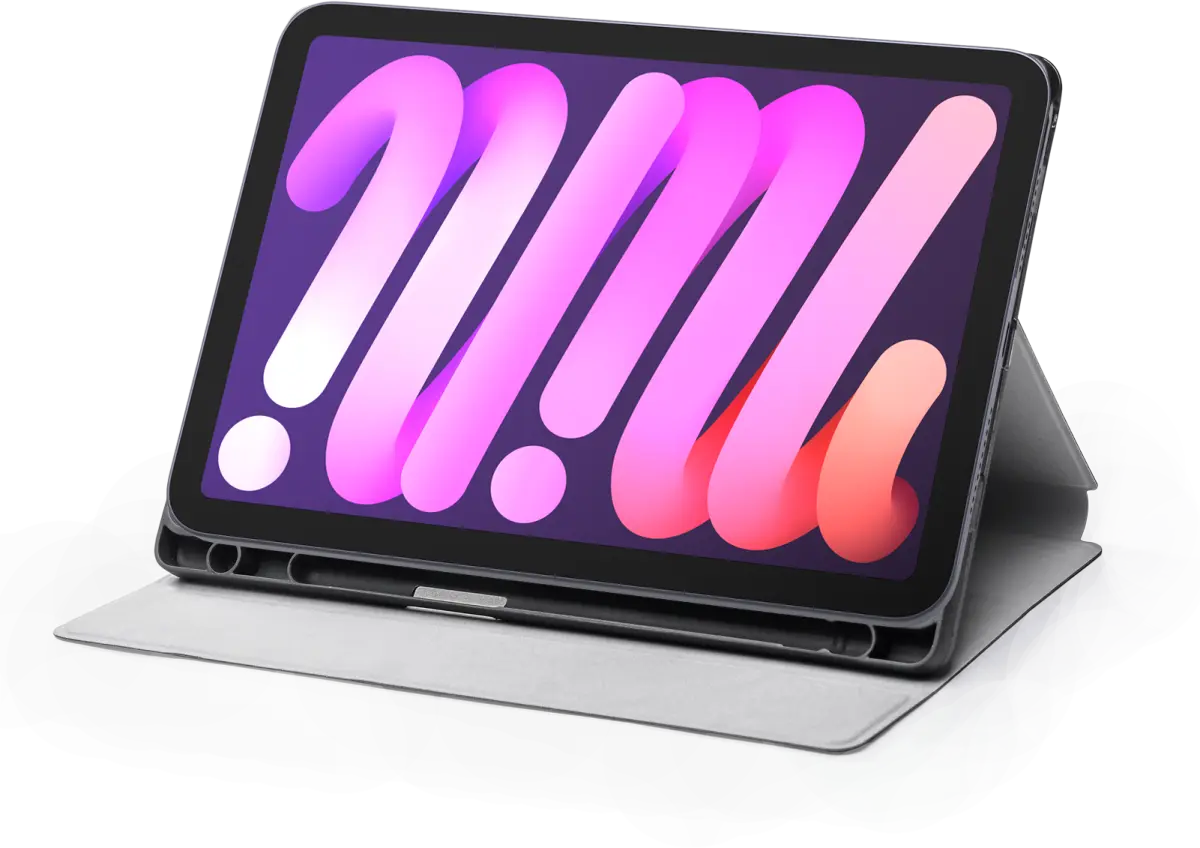 Lenovo Tab M10 Gen 3 Hoes Luxe Tri-Fold Book Case Kunst Leer Blauw afbeelding 10