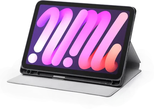 Lenovo Tab M10 Gen 3 Hoes Luxe Tri-Fold Book Case Kunst Leer Blauw afbeelding 10