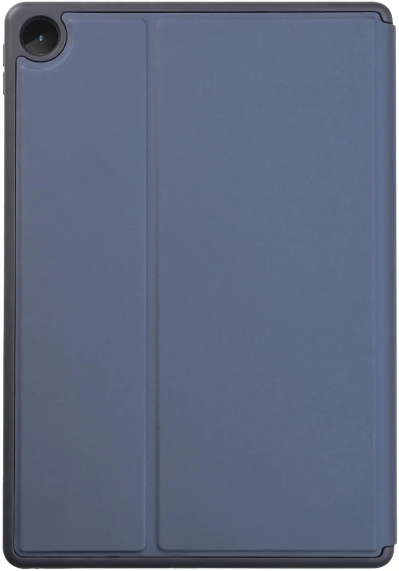 Lenovo Tab M10 Gen 3 Hoes Luxe Tri-Fold Book Case Kunst Leer Blauw afbeelding 8