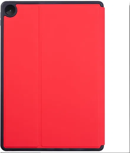 Lenovo Tab M10 Gen 3 Hoes Luxe Tri-Fold Book Case Kunst Leer Rood afbeelding 8