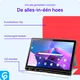 Lenovo Tab M10 Gen 3 Hoes Luxe Tri-Fold Book Case Kunst Leer Rood afbeelding 3