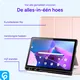 Lenovo Tab M10 Gen 3 Hoes Luxe Tri-Fold Book Case Kunst Leer Roze afbeelding 3